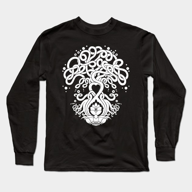 Yogi Tree Long Sleeve T-Shirt by BeeryMethod